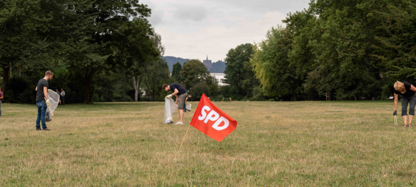 Pressemitteilung: SPD-Ortsverein ruft zum Aufräumen der Goethe-Anlage auf